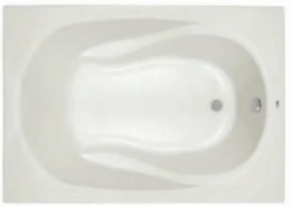 PROFLO PFS6032A Lansford 60" x 32" Drop In Acrylic Soaking Tub with Reversible Drain and Overflow - White