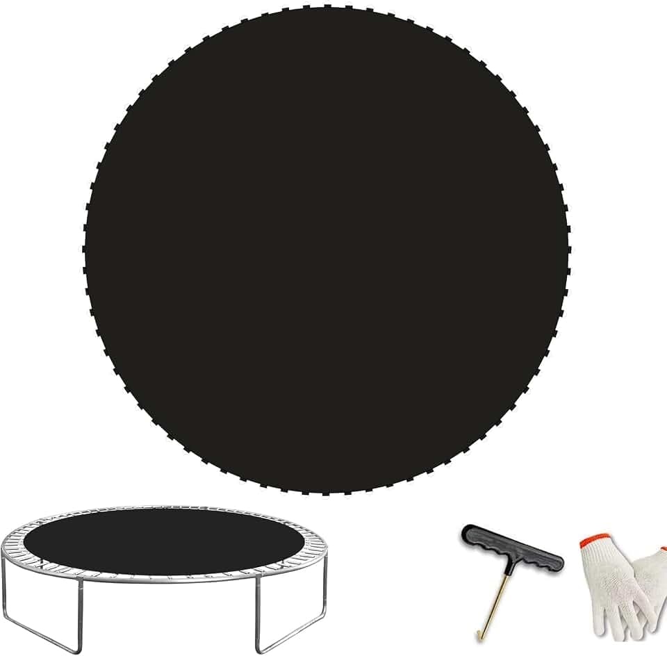 Replacement Trampoline Mat,Heavy-Duty, UV-Resistant & Durable Bounce Pad for 12/14/15ft Round Trampolines - Perfect for Safe & Fun Jumping