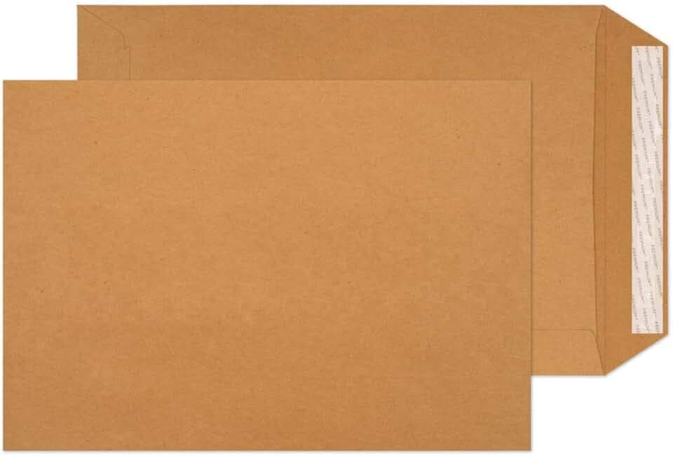 Blake Premium Avant Garde Schwere, Extra Starke Versandtasche Haftklebung Creme Manille