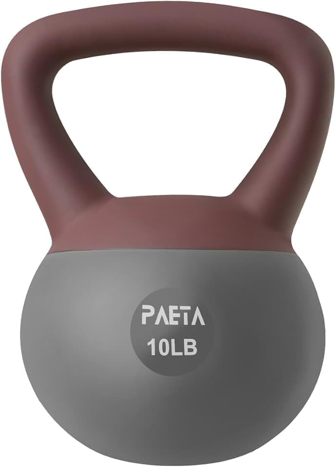 PAETA Soft Kettlebell for Home Fitness – Anti-Slip Grip & Wide Handle Design,Soft Kettlebell Set, Gentle Floor-Friendly Impact – 10lbs, 15lbs, 20lbs, for Home Functional Training