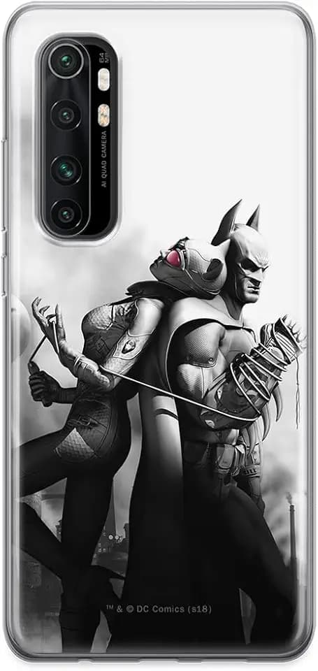 ERT Group Handyhülle für Xiaomi MI Note 10 Lite Original und offiziell Lizenziertes DC Muster Batman 011 optimal an die Form des Handy angepasst, hülle aus TPU
