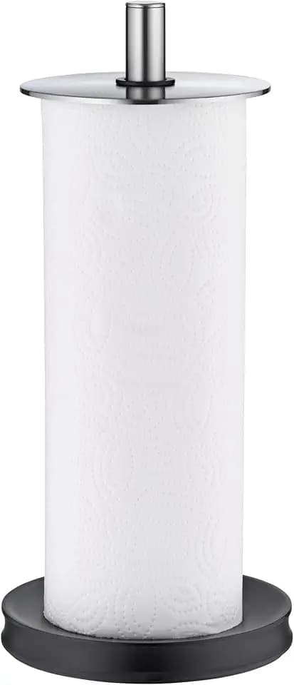 WMF Depot Küchenrollenhalter stehend 32 cm, Cromargan Edelstahl, Silikonfüße spülmaschinengeeignet