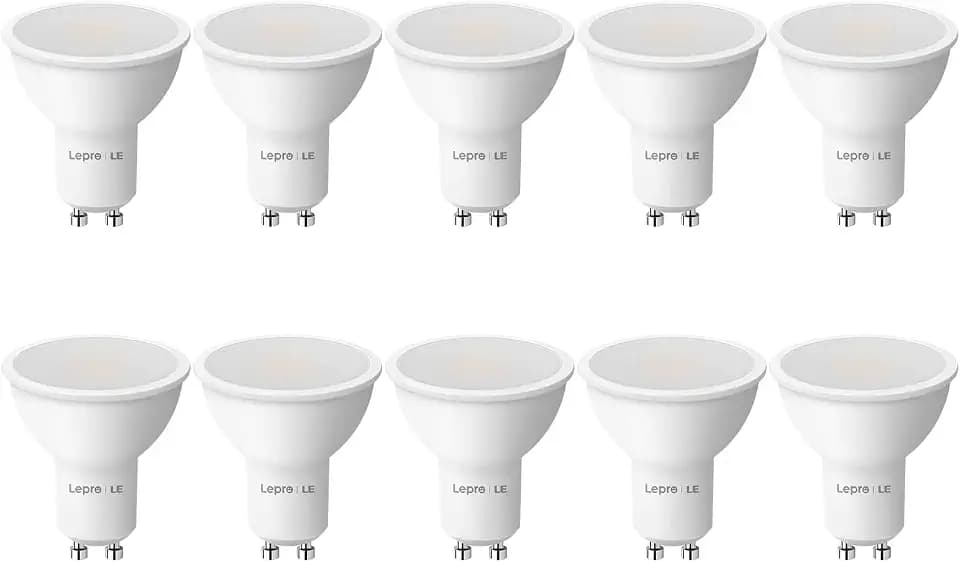 Lepro GU10 LED Warmweiss Lampen, 4.5W 345lm Nicht Dimmbar, 10 Stück
