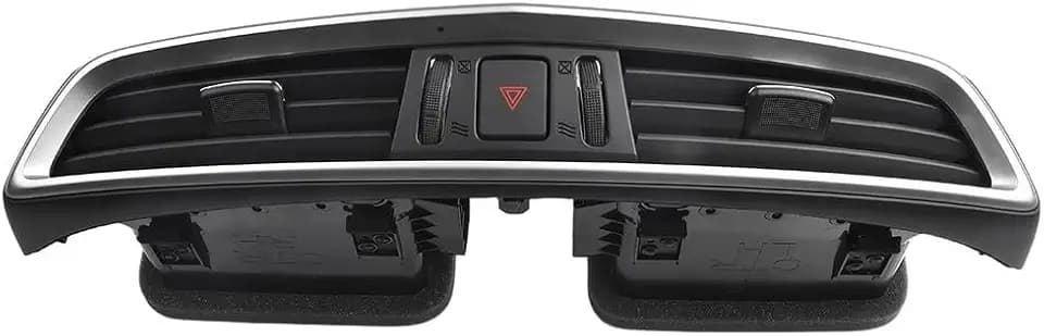 Center for DASH Vent Assembly For Nissan For Rogue For Sport 2017 2018 2019 2020, Interior Control Panel Vent, A/C Air Vent Outlet Panel For Car Truck Accessory OEM 68750-6MA0A Black