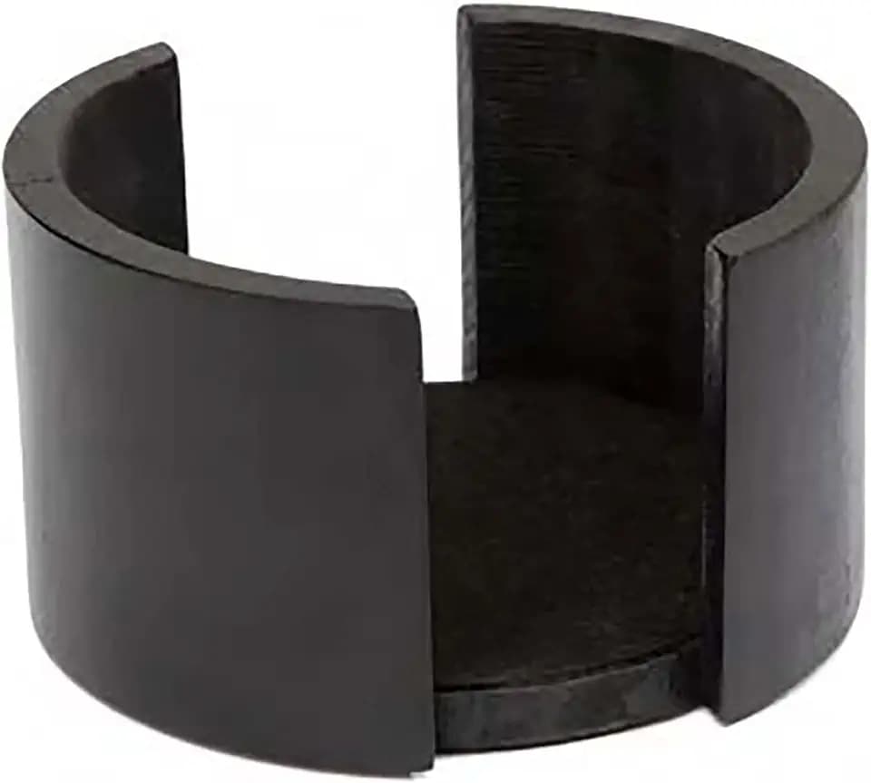 Thirstystone Black Stained Acacia Wood Round Coaster Holder