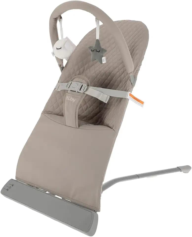 Nuby Musical Moves Babywippe mit Musik & Vibration, ab Geburt, bis 9 kg