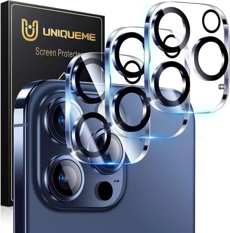 UniqueMe für iPhone 15 für Panzerglas - [Full Screen Displayschutz] Schutzfolie für iPhone 15 Schutzglas,Auto Installation,2 Stück