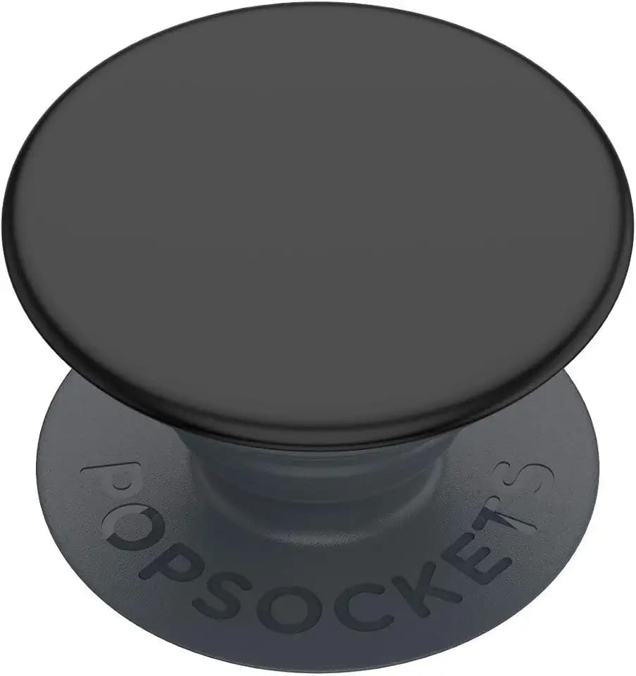 PopSockets Phone Grip with Expanding Kickstand, Adhesive Grip - Black