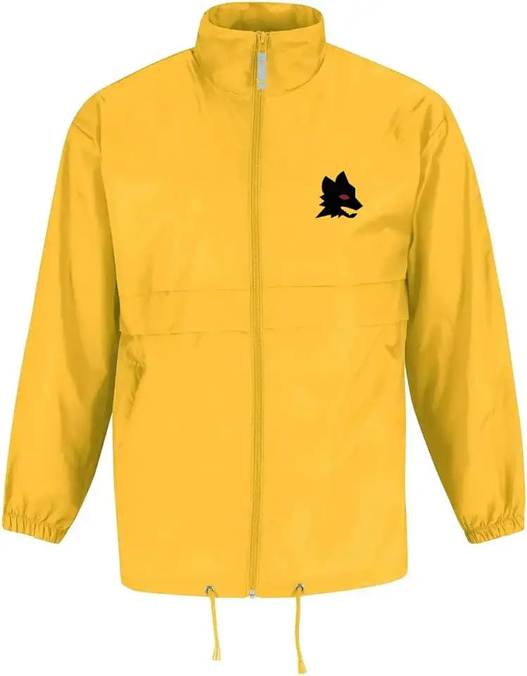 AS Roma Winddicht Full Zip Wolf Gelb, Small