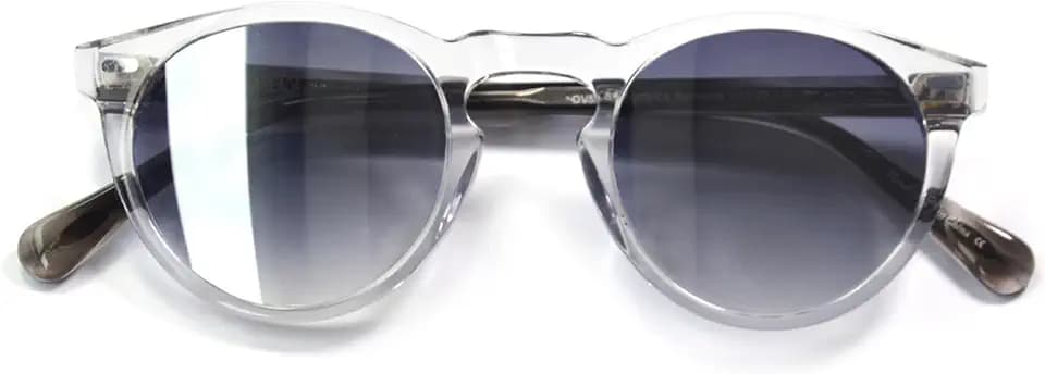 Vintage Round UV400 Sunglasses Handmade Acetate Circle Rim Shades