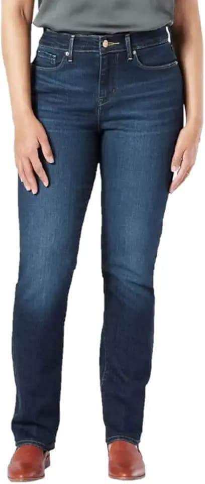 Levi Strauss Signature Gold Women's '03 Essential Mid Rise Straight Jeans