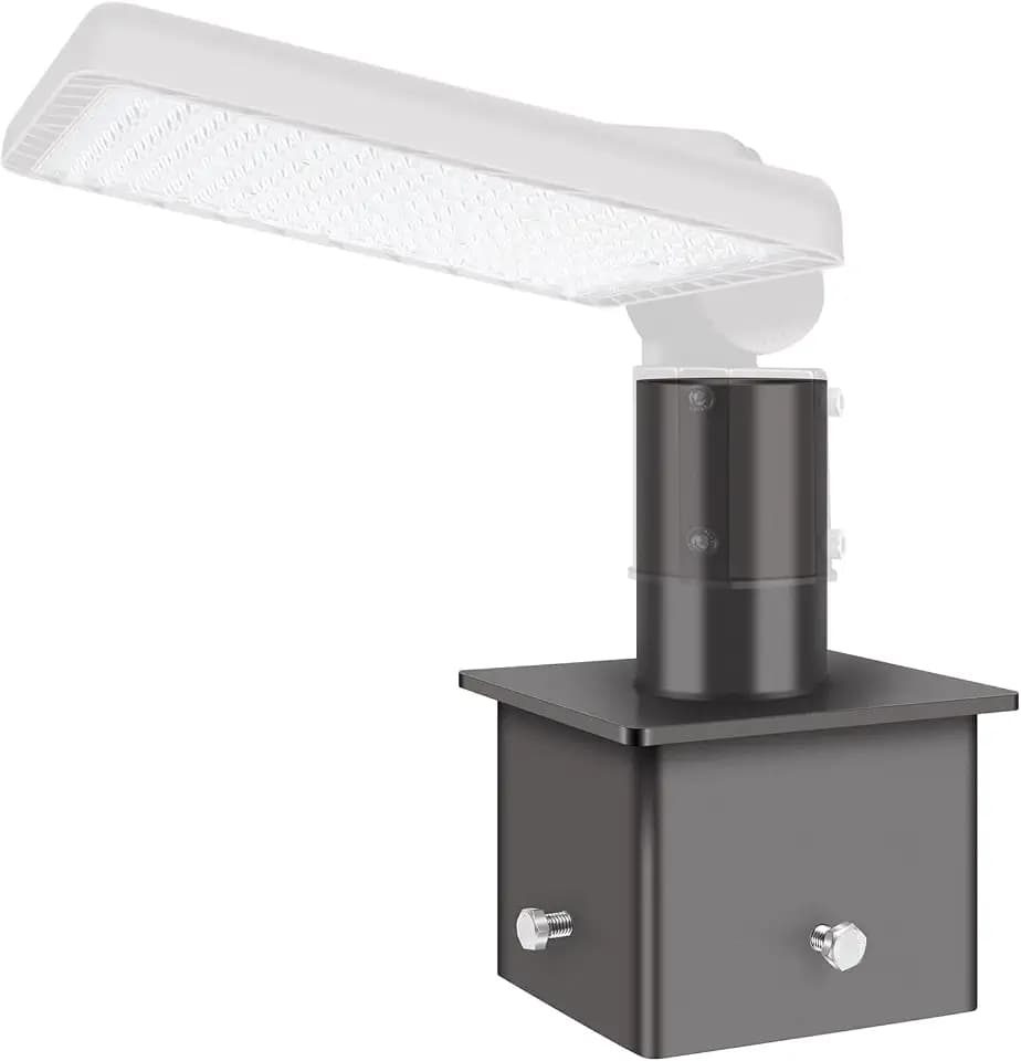 5" Square Mount Bracket for Parking Lot Light,Rust-Proof Sturdy