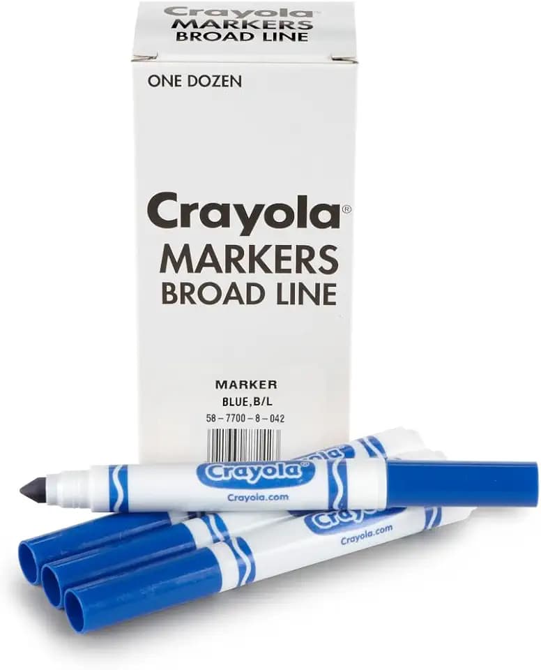 Crayola CYO24326235 - Marker, Blue, 12/BX