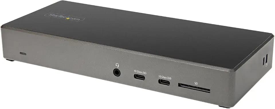 StarTech USB-C Triple 4K Dock with 100W PD, DP 1.4 DSC, 6-Port 10Gbps, GbE