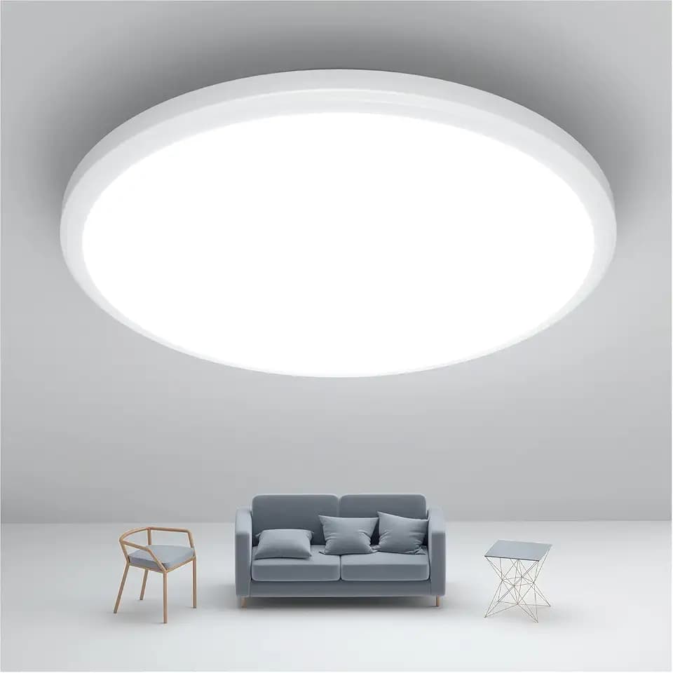 LED Deckenleuchte Flach 25W IP54 Ø30cm 2000LM 6500K