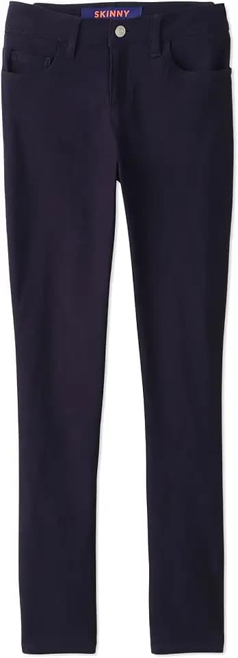 French Toast Women's Super Stretch Skinny Uniform Pants with Pockets