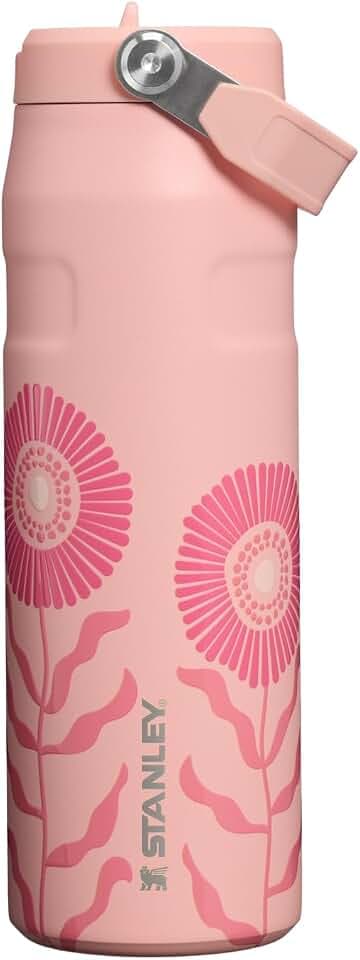 STANLEY IceFlow Flip Straw 2.0 Bottle, 24 oz, Sorbet Garden