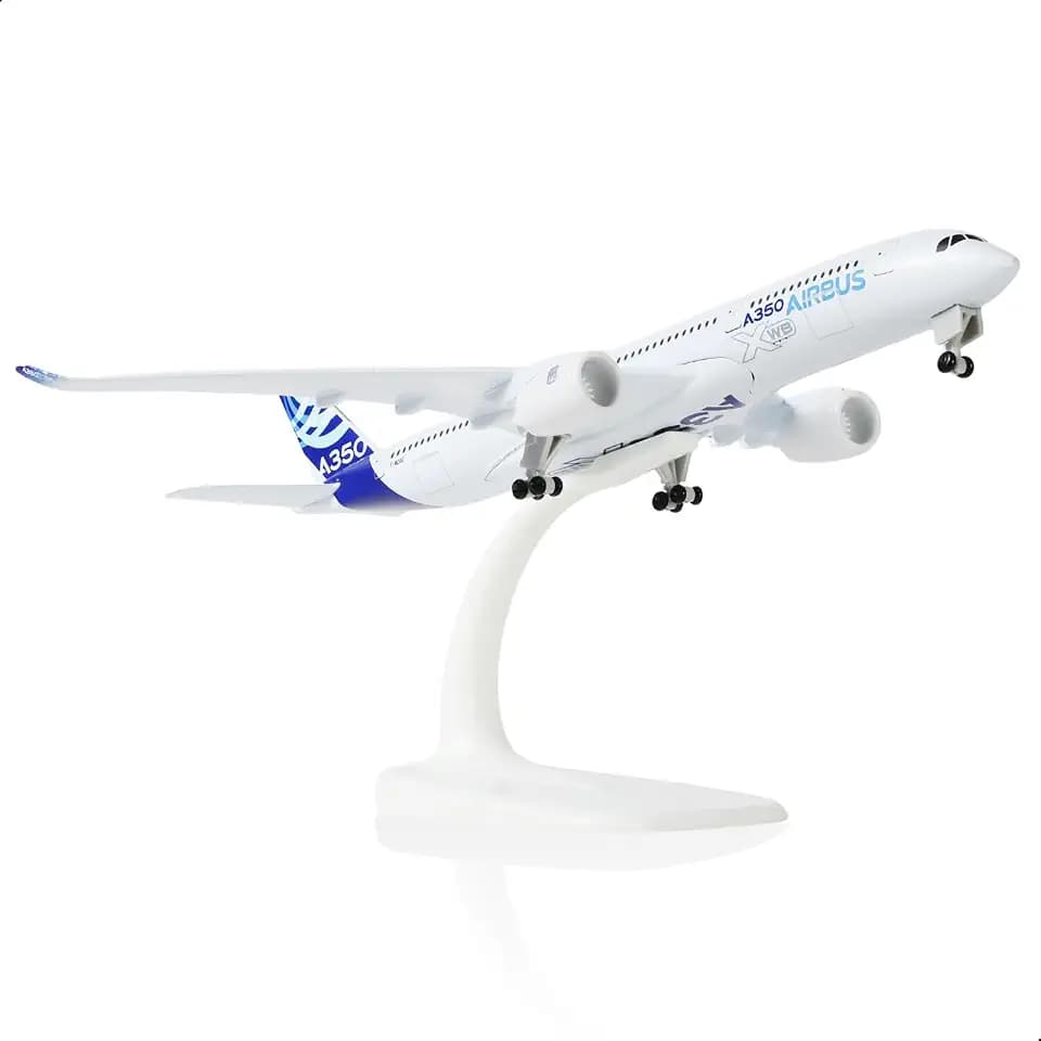QIYUMOKE 1：300 A350-900 Prototyp-Flugzeugmodell aus Druckgussmetall