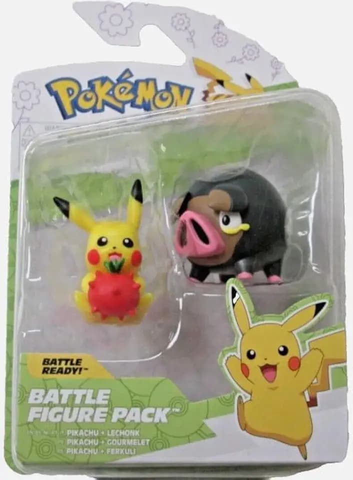 Pokemon Spring Easter 2025 Battle Figure Action Ready Collection You Choose 2 Pack (Pikachu and Lechonk)