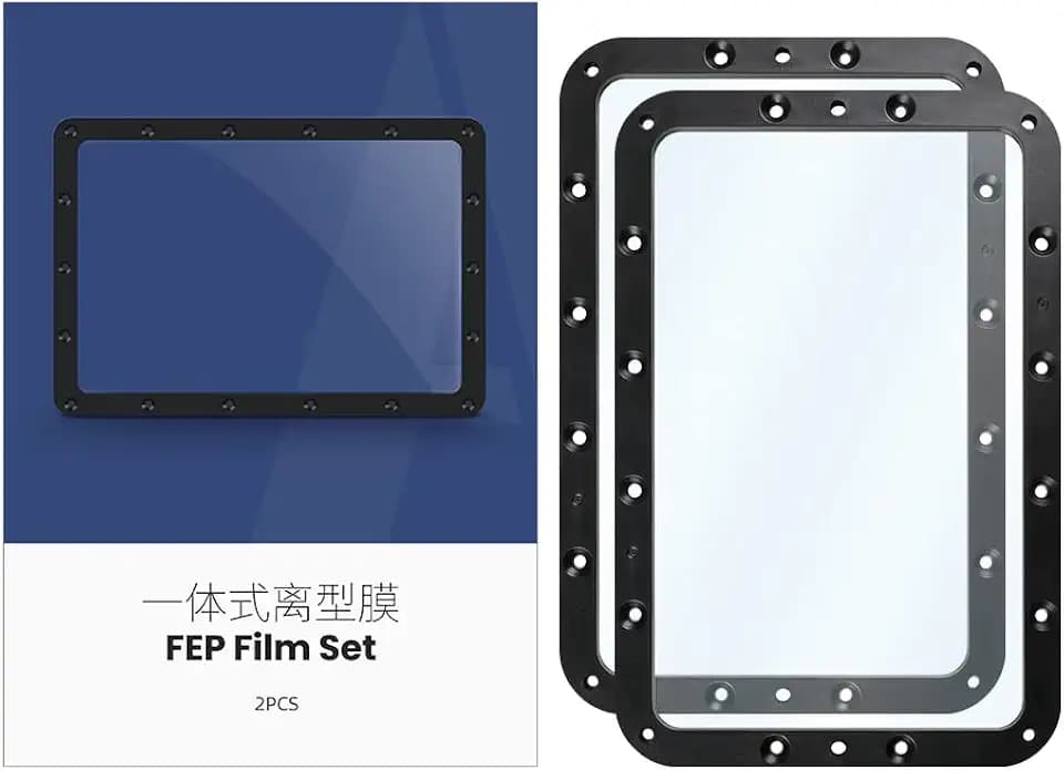 ANYCUBIC 6,6 Zoll FEP Release Film 2pcs | 3D Drucker Zubehör Ersatzteile für Photon Mono 2/Mono 4/Mono 4 Ultra (unterstützt kein Hochgeschwindigkeitsdrucken)