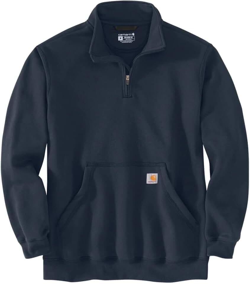 Carhartt Men's Marquette 1/4-Zip Mock-Neck Sweatshirt
