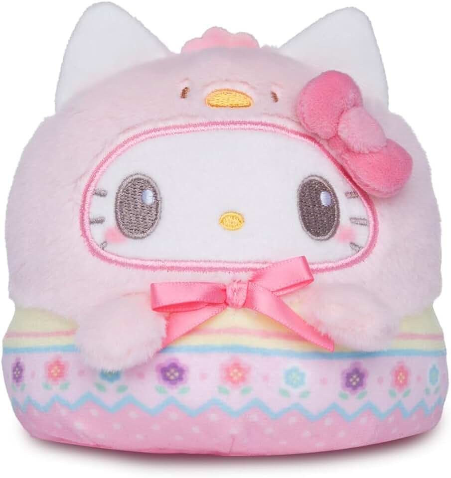 TeeTurtle Reversible Sanrio Hello Kitty Easter 4 Inch Flip Plush