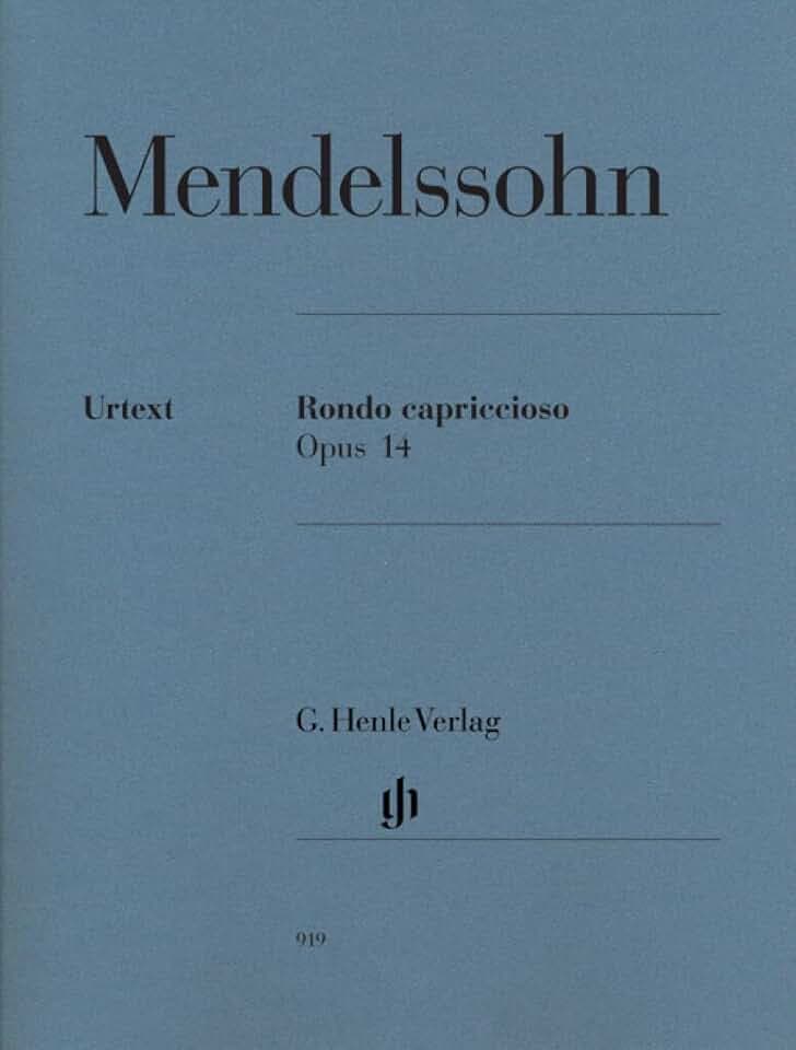 Rondo capriccioso op. 14: Instrumentation: Piano solo (G. Henle Urtext-Ausgabe)