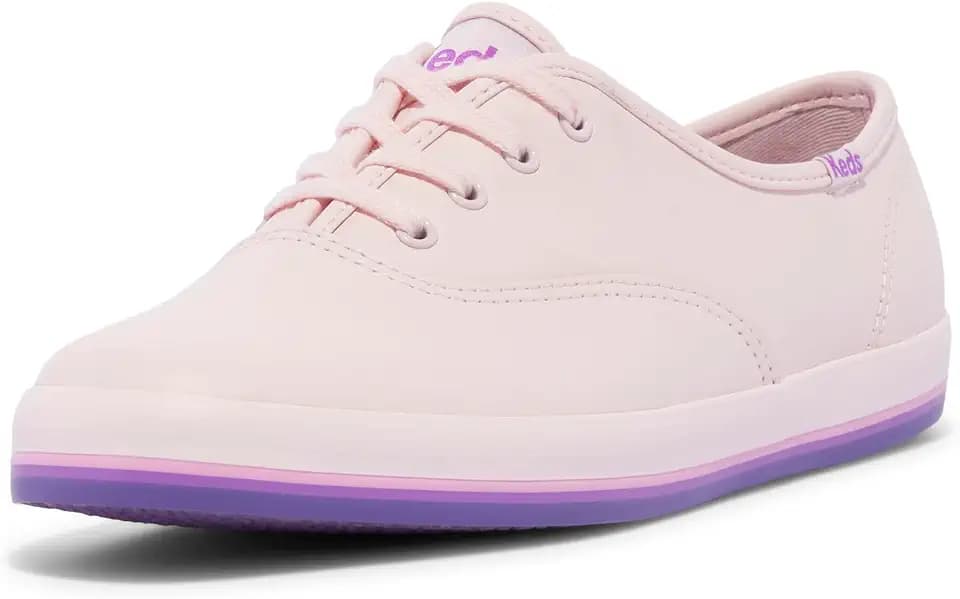 Keds Women's Champion Leather Lace Up Fashion Sneaker