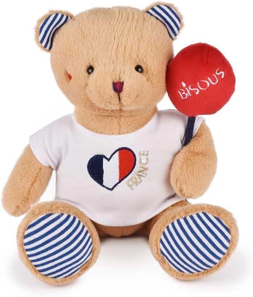 Der Bär Küsse mit Ballon – 25 cm