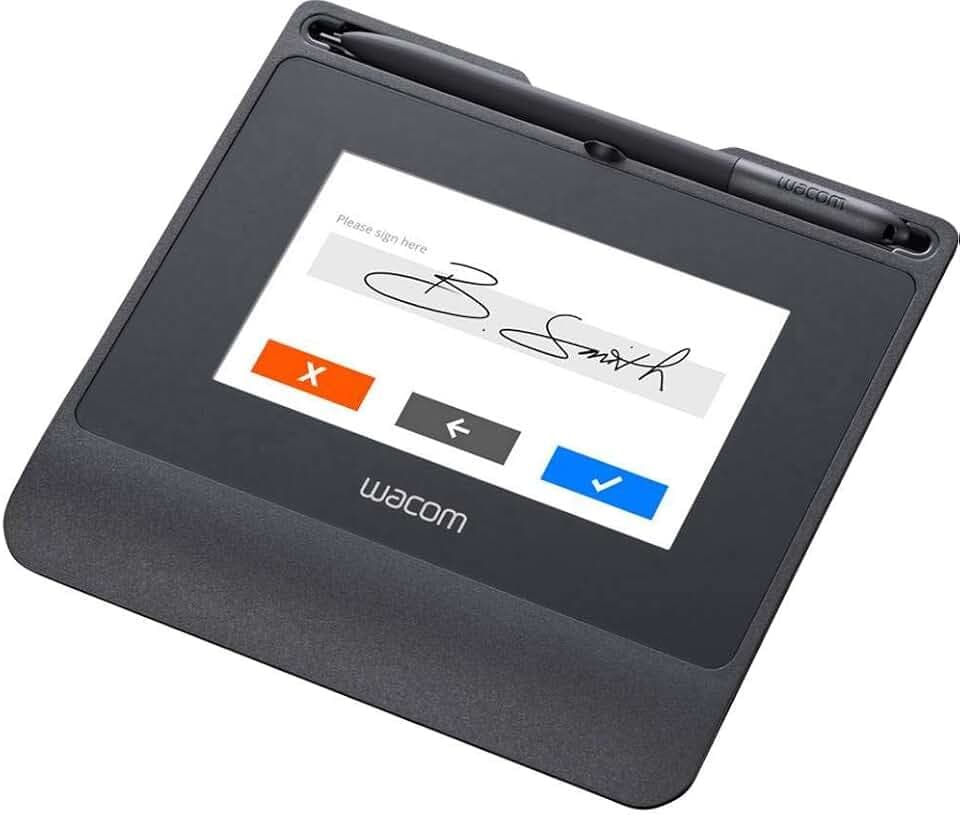 Wacom Signature Pad mit Farb-LCD-Display und modernster Verschlüsselung