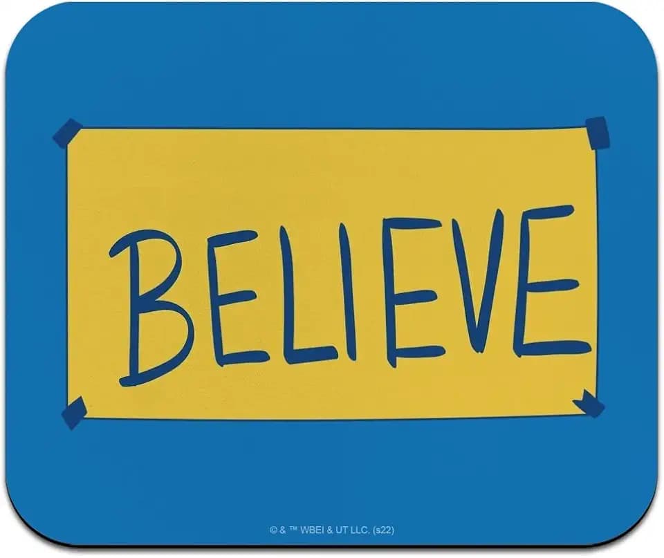 Ted Lasso Believe Low Profile Thin Mouse Pad Mousepad