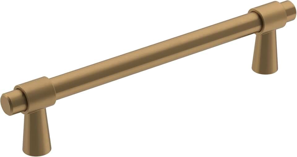 Amerock | Schrankgriff | Champagnerbronze | 128 mm Mitte zu Mitte | Destine | 1 Packung | Schubladengriff | Schrankgriff | Schrankbeschläge