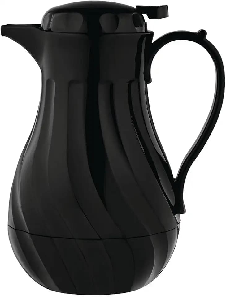 Olympia GL970 Swirl Isolierkanne, Schwarz, 2L