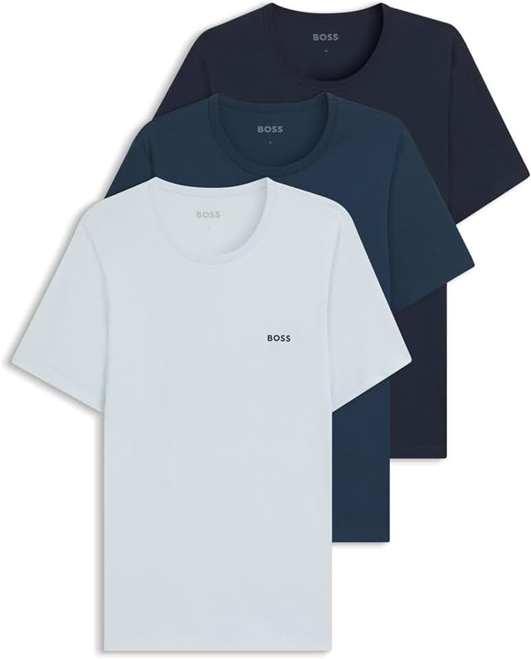 BOSS Herren Tshirtrn 3p Classic 10267939 0 Underwear_T_Shirt (1er Pack)