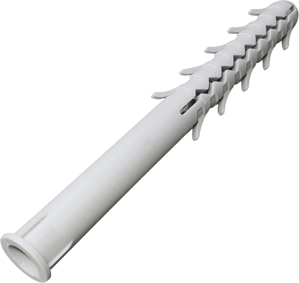 AERZETIX - C57497 - Satz von 10 Universaldübel mit flügeln Schlagen Ø16x180 mm mit Kragen - aus Kunststoff Nylon - mauerwerk Befestigung aus Beton Ziegel Stein betonstein