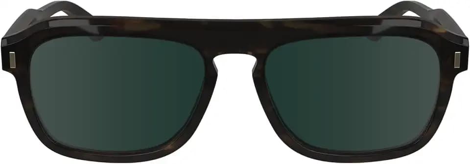 Calvin Klein Unisex CK24504S Sunglasses, 220 Havana Brown, 56