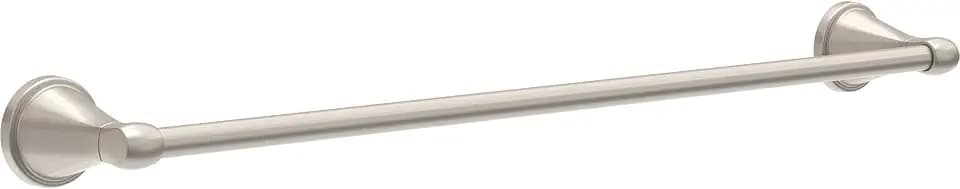 Delta Faucet Becker (1-Pack) 24" Bathroom Towel Rack/Bar, SpotShield Brushed Nickel, Wall Mounted BCK24-DN