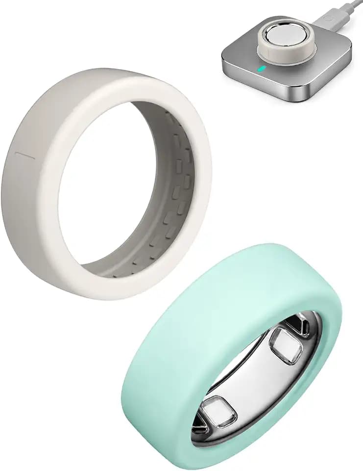 2 Pack Cover for Oura Ring Gen 5, Smart Ring Protector Case