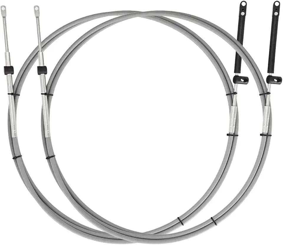 15FT GEN I Throttle Shift Control Cable Replace CC17915 Fits For Mercury Mariner Outboard Engine 2Pcs/Set