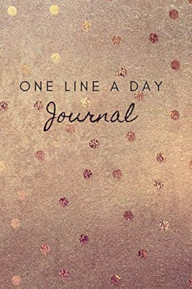 One Line A Day Journal: A Five-Year Memory Book, Diary, Notebook, 368 Lined Pages, Simple Design (Daily Journal For Women To Write In, Band 2)