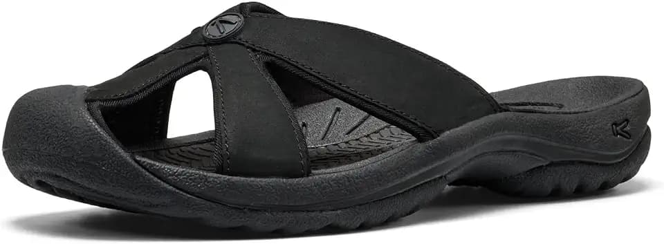 KEEN Women's Bali Slip On Leather Sandals Closed Toe Flip-Flops