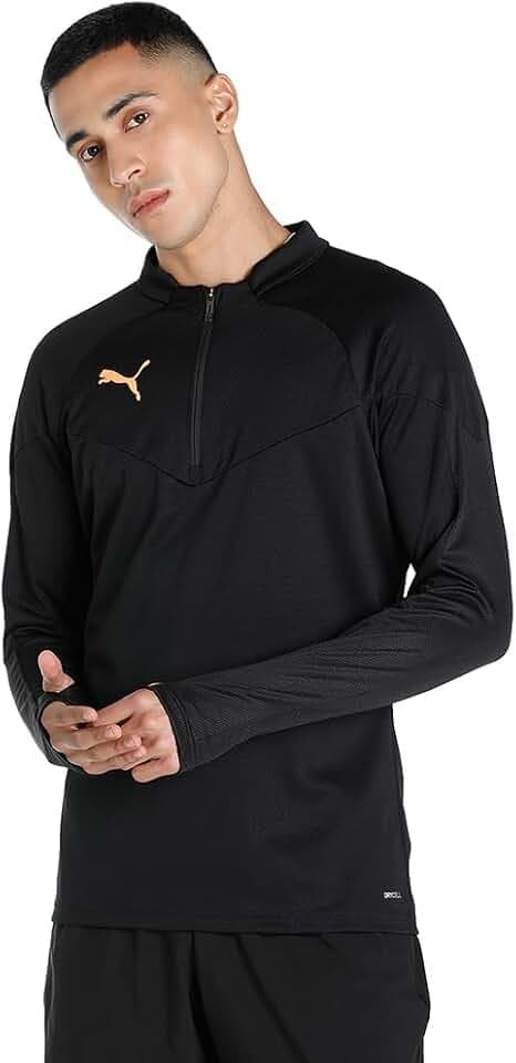 PUMA Individualfinal Herren Trainingsshirt mit 1/4-Reißverschluss