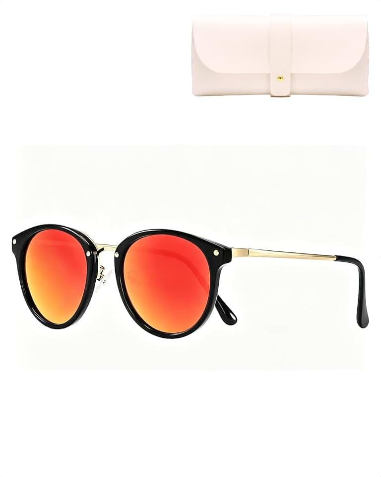 Metal Frame Polarized Sunglasses Women UV400