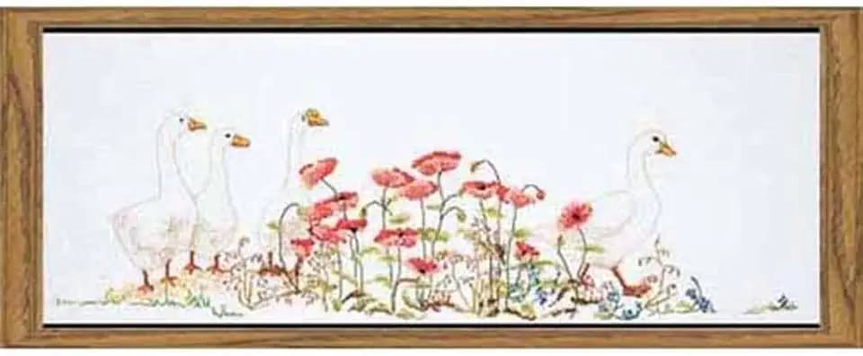 Thea Gouverneur 2017 Kreuzstich-Set, Mehrfarbig, 21x56cm