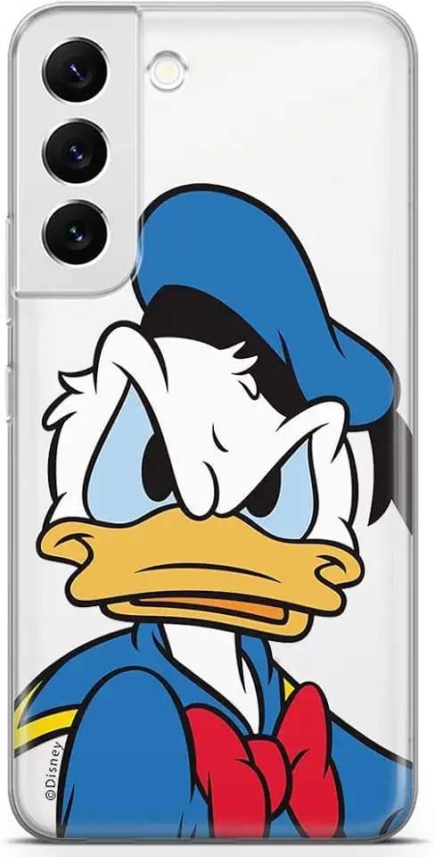 ERT GROUP Handyhülle für Samsung S22 Original und offiziell Lizenziertes Disney Muster Donald 003 optimal an die Form des Handy angepasst, teilweise transparent