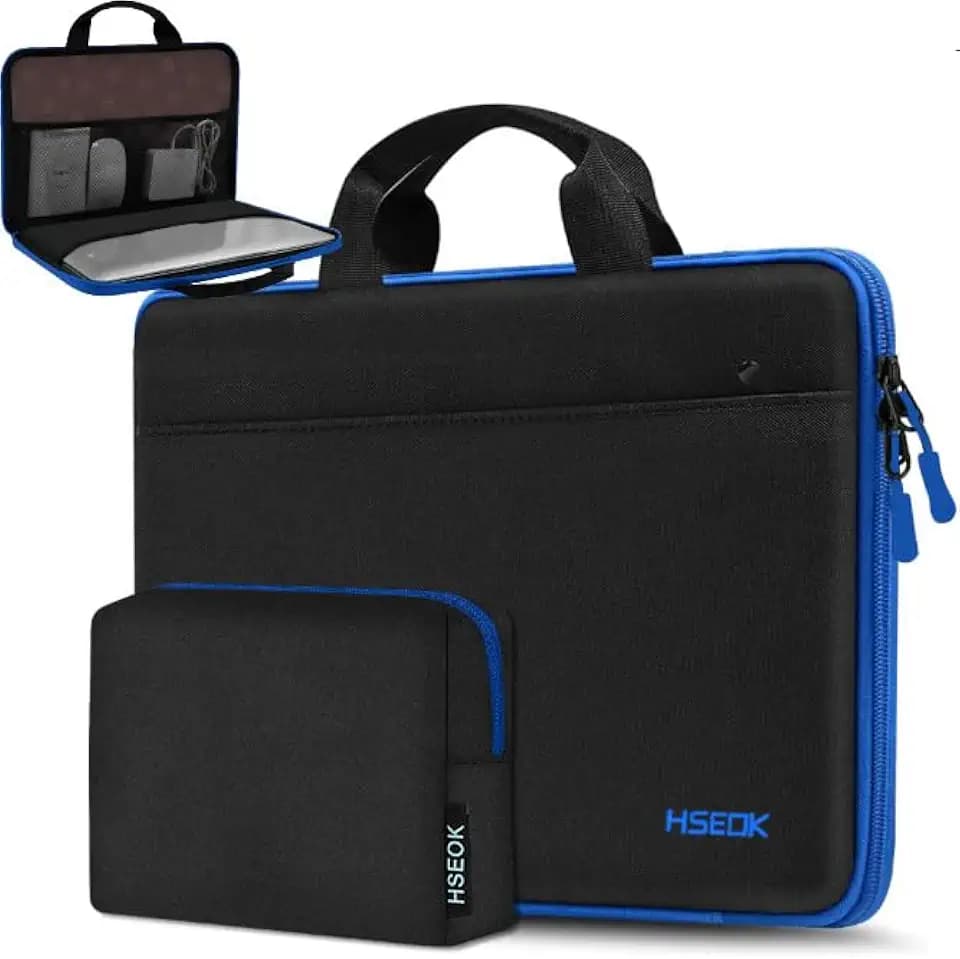 HSEOK Laptop Sleeve 13.3 Inch Case Briefcase Compatible with MacBook Pro 14 inch and All Model of 13.3 Inch MacBook Air/Pro, XPS 13, Most Popular 13"-13.5" Notebooks,B01K06