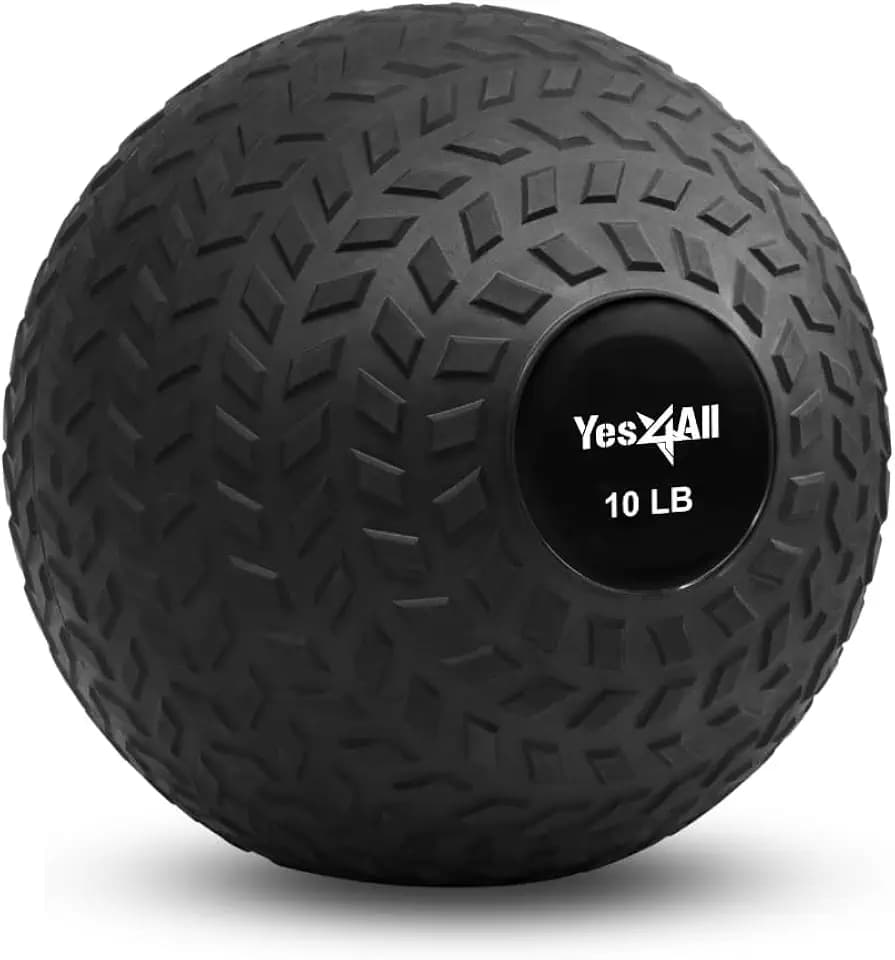 Yes4All Sand-Filled Slam Ball for Strength Training