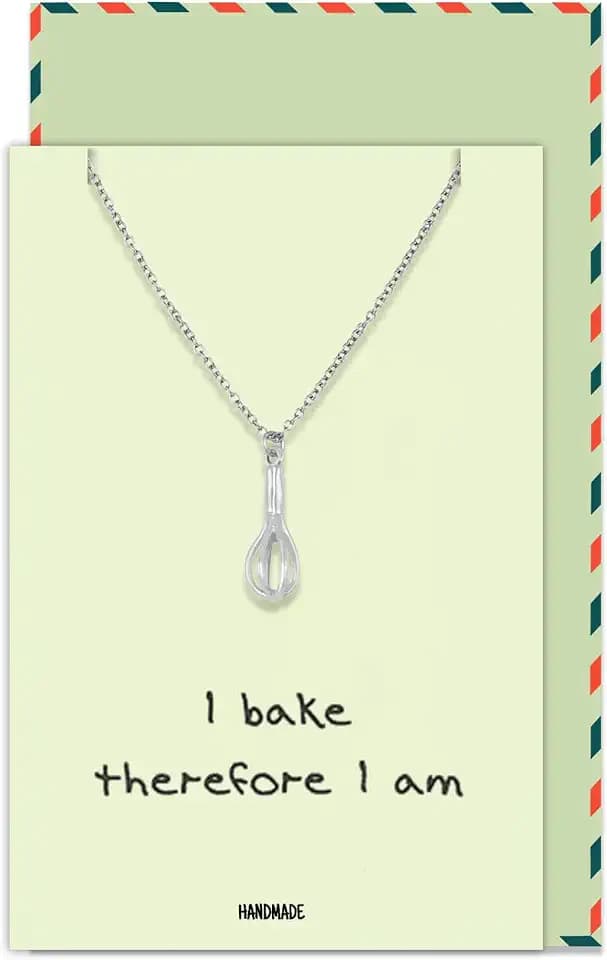 quan jewelry Whisk Fashion Baking Necklace, Mom Gift