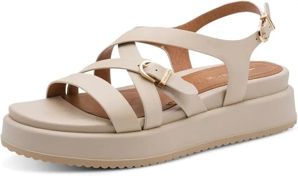 Tamaris Damen Heeled Sandals Leder