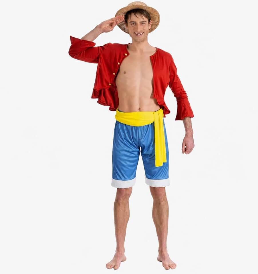 Chaks - Ruffy Kostüm, Anime Kostümset, Cosplay